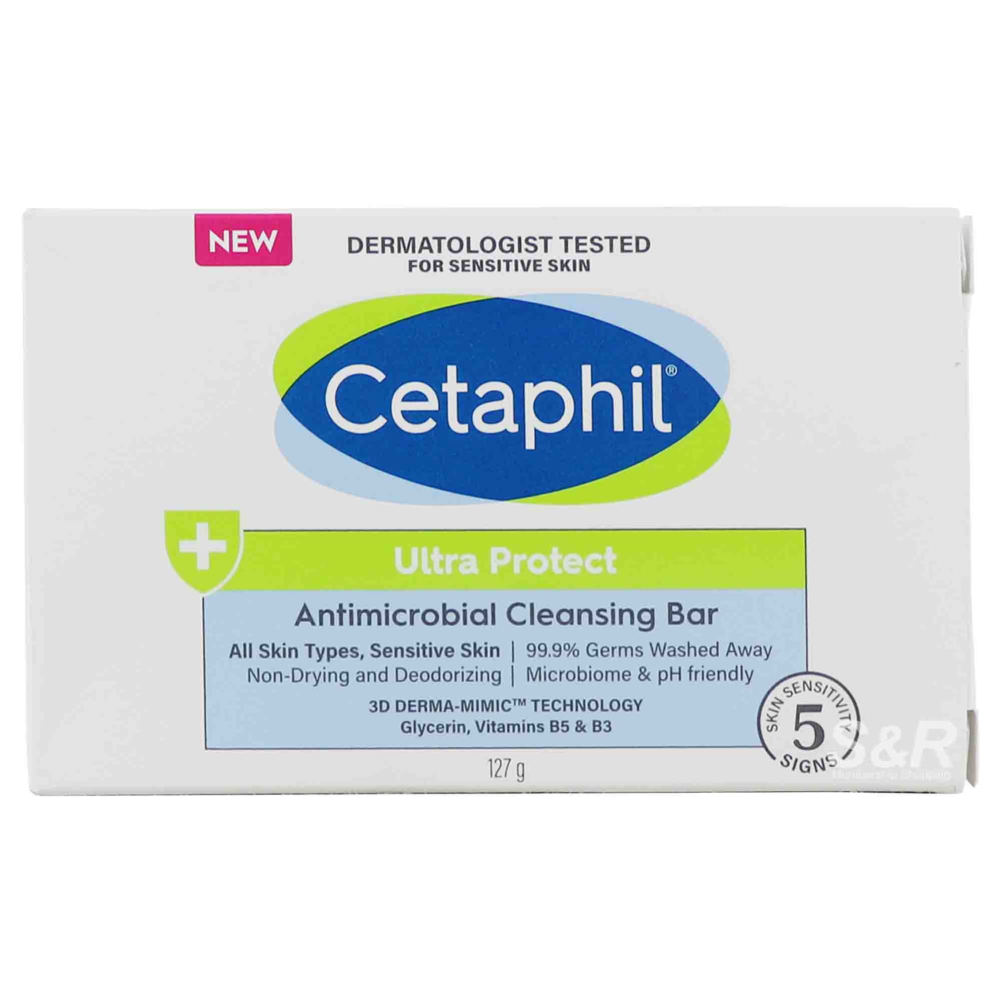 Cetaphil Ultra Protect Antimicrobial Cleansing Bar 127g Cetaphil Ultra Protect Antimicrobial Cleansing Bar 127g